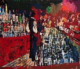 Leroy Neiman Chicago Key Club Bar painting
